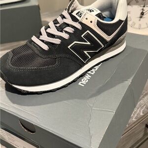 New Balance Black 574 Sneakers M8 /W 9.5